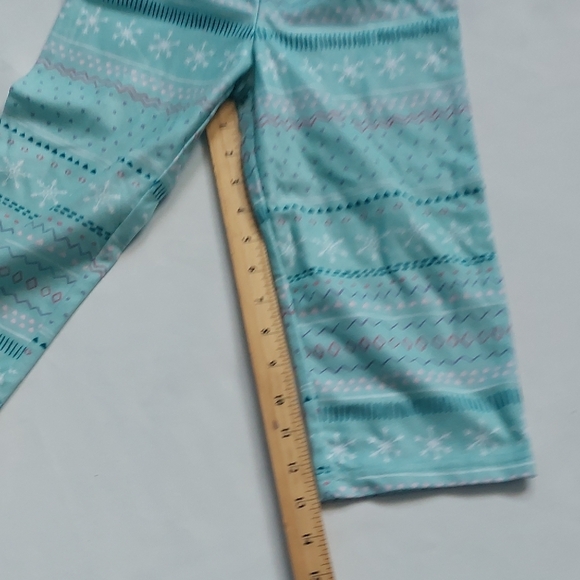 Just One You by Carter's Teal Patterned Girls Pajama Set Size 3T - Picture 4 of 9